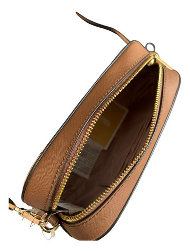 Michael Kor Bolso Crossbody Beige Jet Set Monogram Mujer Beige Lisa Oro Caffe