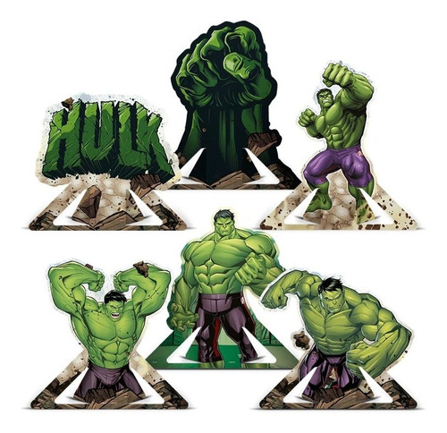 Decoração De Mesa Especial - Festa O Incrível Hulk