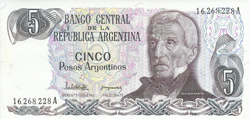 Argentina 5 Pesos 1983