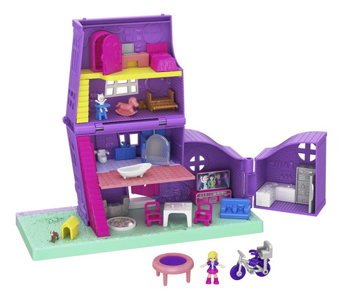 Polly Pocket Casa De Muñecas, Casa De Bolsillo Pollyville .