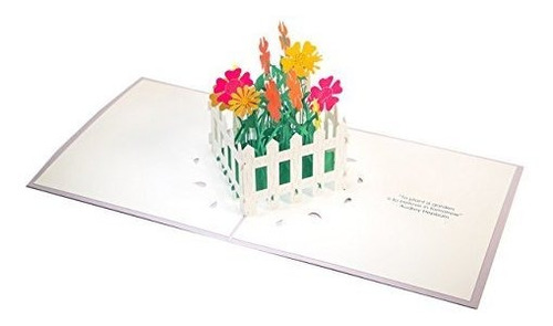 Papel Pop Tarjetas Flor Valla