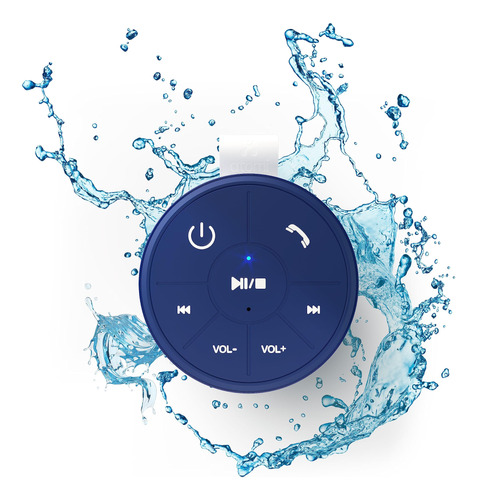 Altavoz De Ducha Bluetooth Atomi: Resistente Al Agua Con Res