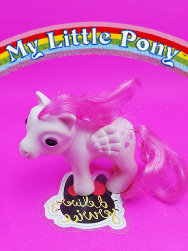 My Little Pony Figura Baby Heart Throb Rosa Pegasso G1 
