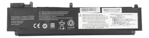 Bateria Compatible Con Lenovo Sb10f46461 Facturada