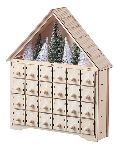 Calendario De Adviento Decoración De 24 Días Para