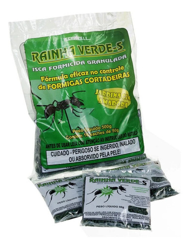 Veneno Para Formigas Cortadeiras Isca Granulada Jardim 500gr