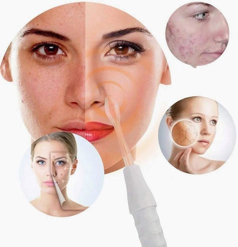 Facial Y Capilar Portátiles De Alta Frecuencia Con 4 Electro