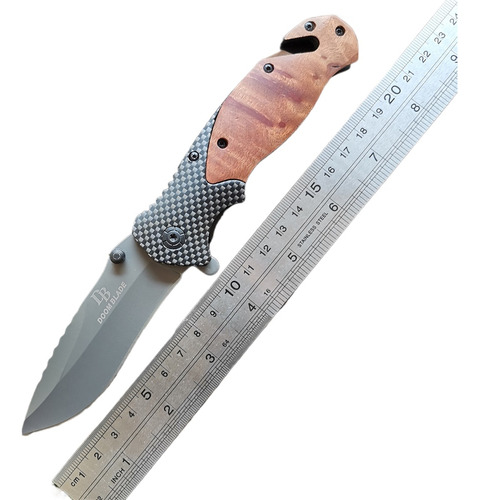 Cuchillo Plegable Multiusos Para Acampar Al Aire Libre Con M