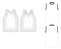 Comprar Molderia Imprimible Musculosa Basquet Sin Laterales 2x1