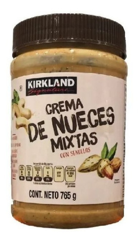 Crema Nueces Mixtas Con Semillas 765 Gr Kirkland Signature