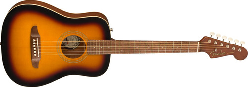 Fender Redondo Mini Guitarra Acustica Travel Viaje Con Funda