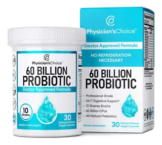Probioticos De Liberación Sostenida 60 Billones Cfu 30caps