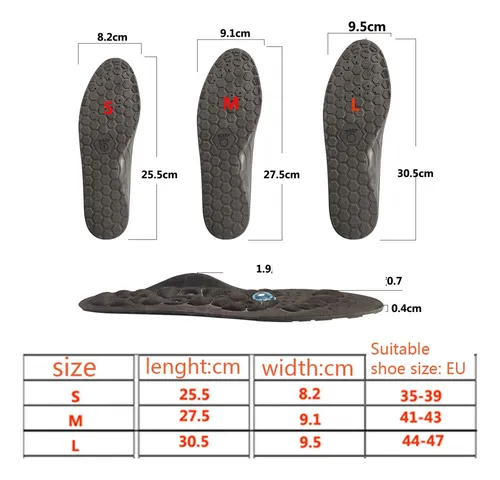 2pair Plantillas De Acupresión Para Pies Magnética Akusoli