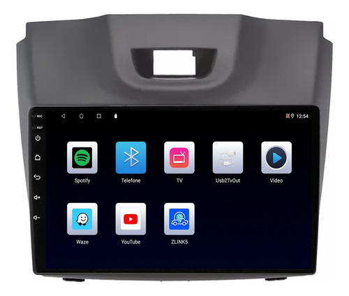 Multimidia S10 12/16 9p Adak G2 Android 14 Carplay 2gb 64gb