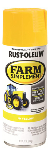 Aerosol Rust Oleum Agro Amarillo J.deere 426gr