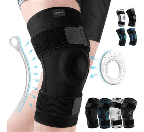 A Rodillera Elástica De Compresión For Gimnasio, For Deporte