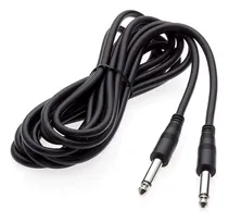 Comprar Cable Audio 1x1 Instrumento Guitarra Bajo Piano 5mts 6.3mm