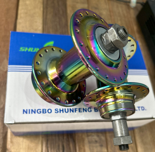Par De Cubos Shunfeng Aro 20/26/29 Camaleão Bmx Cor Camaleão