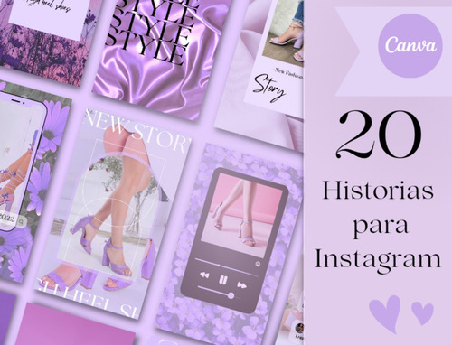 20 Plantillas De Historias Para Instagram. Canva