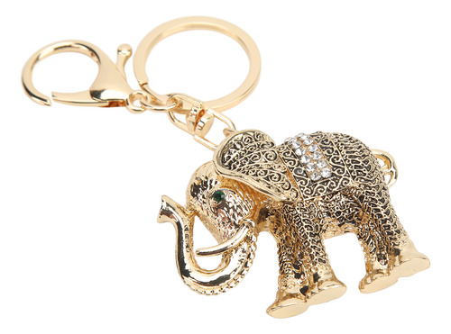Llavero Retro Con Forma De Elefante Galvanizado Good Luck En