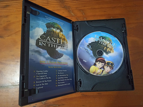 Dvd Castle In The Sky - Studio Ghibli (importado-duplo)