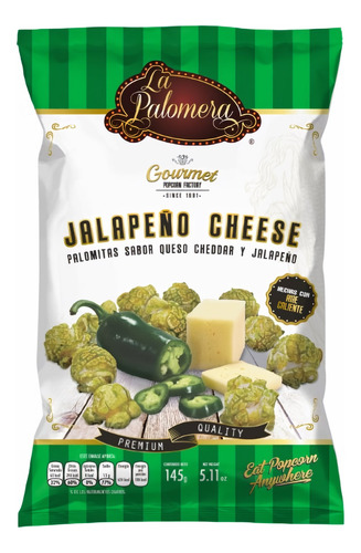 Palomera La Palomitas Sabor A Cheese Y Jalapeno