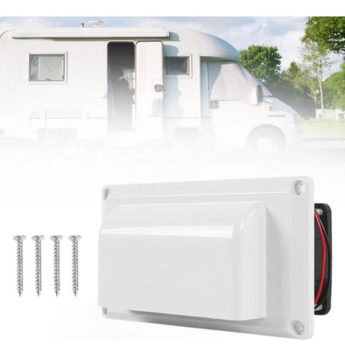 Li Ventilador Lateral For Autocaravana, 12 V, Color Blanco