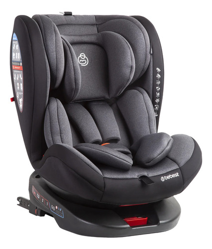 Autoasiento Bebe Bebesit Saturn Portabebe Silla Niños Carro Color Negro