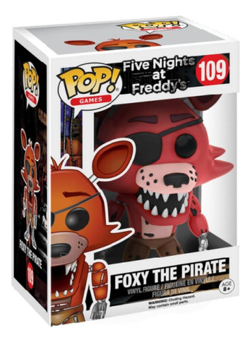 Funko Pop Games Five Nights At Freddys Foxy The Pirate 109
