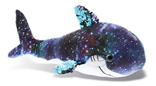 Dollibu Shark Space Flip Lentejuelas De Felpa De 12 Pulgadas