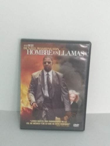 Hombre En Llamas Denzel Washington, Dvd Pelicula