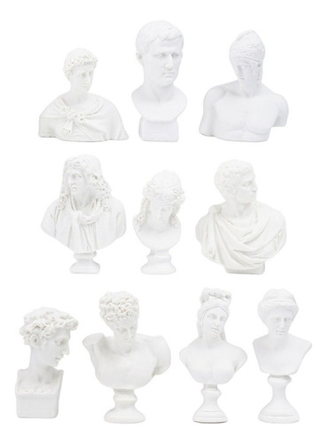 Estatua De Busto Esculturas Boceto De 10 Unidades/set Art