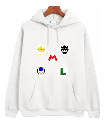 Hoodie Buzo Personajes Mario Bross