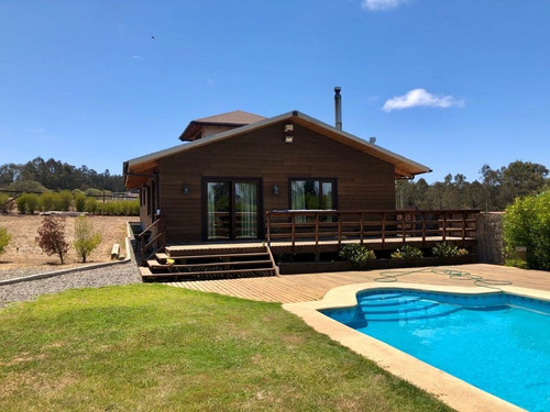 Casa Gran Terreno Isla Negra, Piscina Y Agua Propia