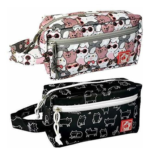 Flock Three 2pcs Bundle Water-resistant Toiletry Bag 4519d