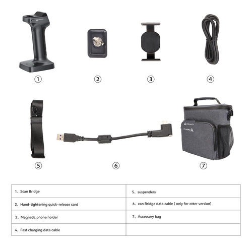 Creality Scan Bridge Compatible Con El Escáner 3d Otter, Sup
