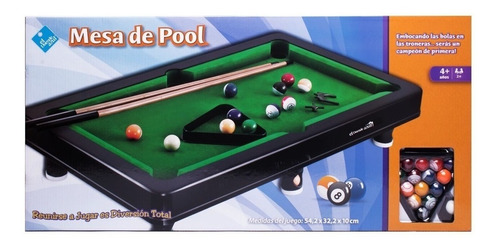  Juego Pool De Mesa 54 X 32 X 10 Cm  El Duende Azul 7128