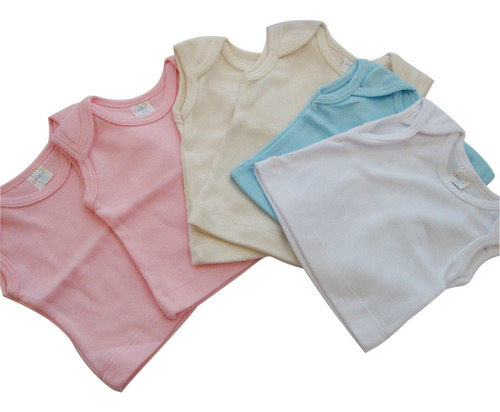 Imagen 4 de 4 de Camisetas Almillas De Bebe Ceara 100% Algodon 6 Precio $18