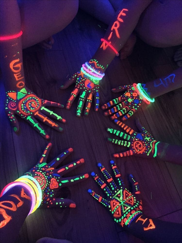 Imagen 4 de 5 de 2 Maquillaje Neon Hora Loca Fiestas Cotillon
