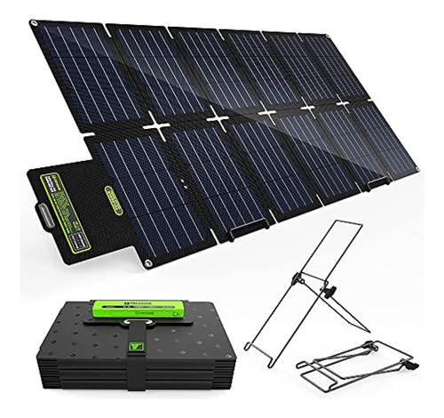 Topsolar Solarfairy 100w Kit De Cargador De Panel Solar Pleg