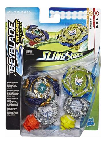 Beyblade Burst Fafnir F4 Versus Rudr R4 De Estreno