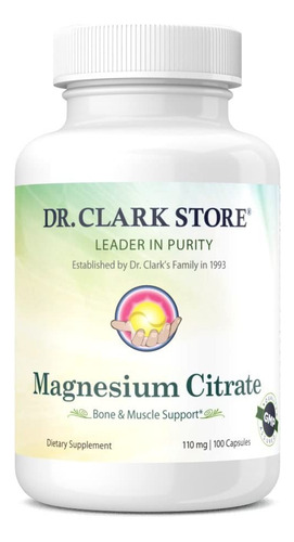 Dr Clark Citrato De Magnesio, 110 Mg 100 Cápsulas