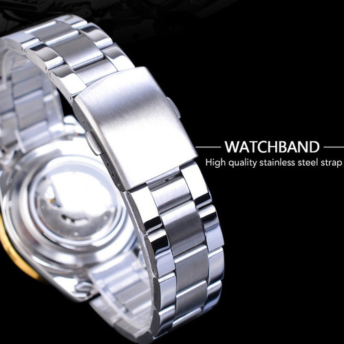 Reloj Luminoso Mecánico Automático Jaragar F120554