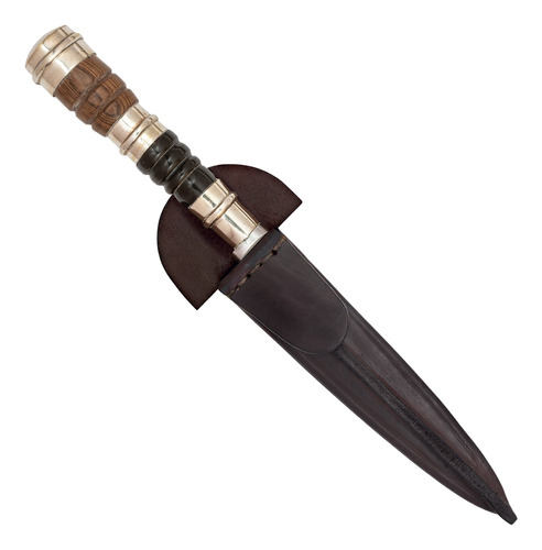 Cuchillo Madera Y Hueso Galloneado 14cm Acero Inox