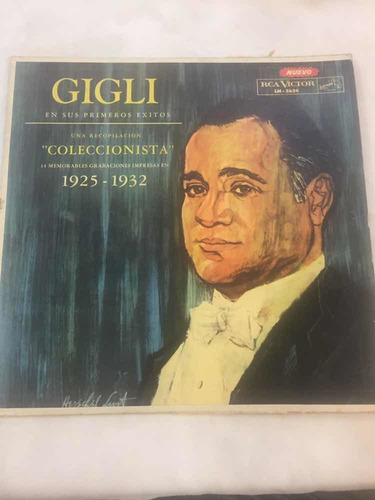 Disco Vinilo Lp Gigli Rca Victor Coleccionista 1925-1932