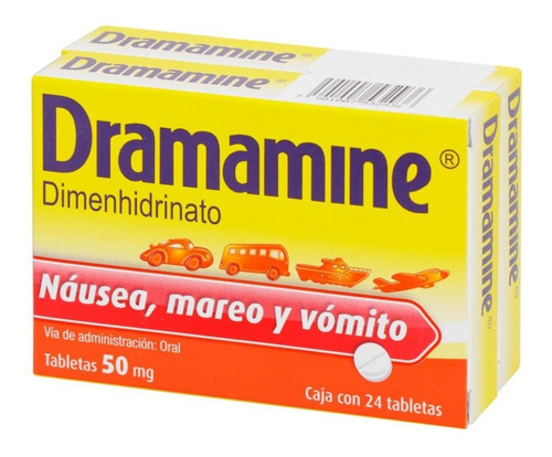 Dramamine Con 48 Tabletas