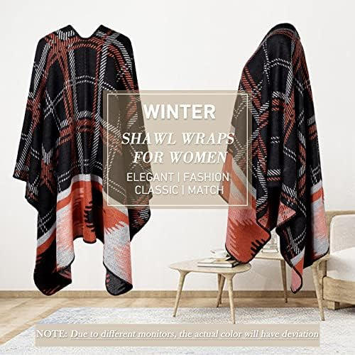 Ntlwkr Mantón Para Mujer, Pashmina Bufanda Manta Capa Invier