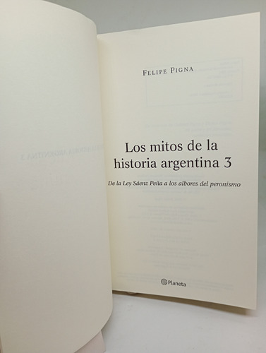 Los Mitos, De La Historia Argentina.3 Piña. (1441) (Usado)