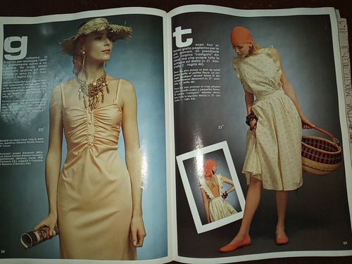 Lote De Antiguas Revistas De Moda Burda Y Modelina (Usado)