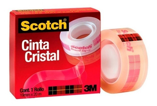 1x Cinta Cristal Scotch® 19mmx20m 3m Envío A Todo Chile